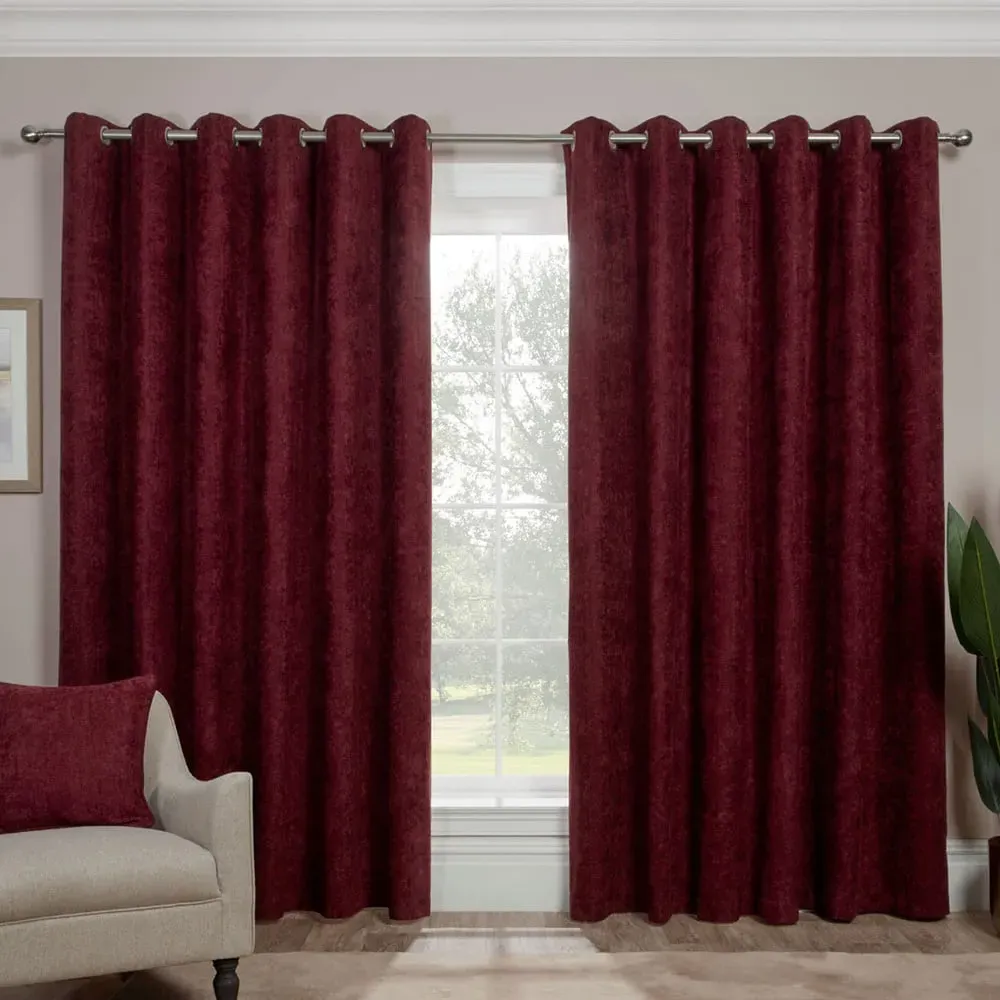 Alden Thermal Curtain - Mulberry, Chenille image