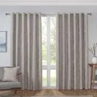 Alden Thermal Curtains - Dove Grey, Chenille