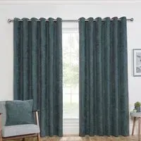 Alden Thermal Curtains - Emerald, Chenille