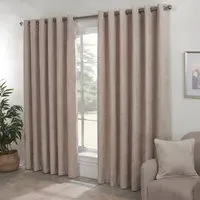 Alden Thermal Curtains - Natural, Chenille