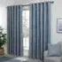 Alden Thermal Curtains - Powder Blue, Chenille
