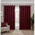 Alden Thermal Eyelet Curtains - Mulberry, Chenille