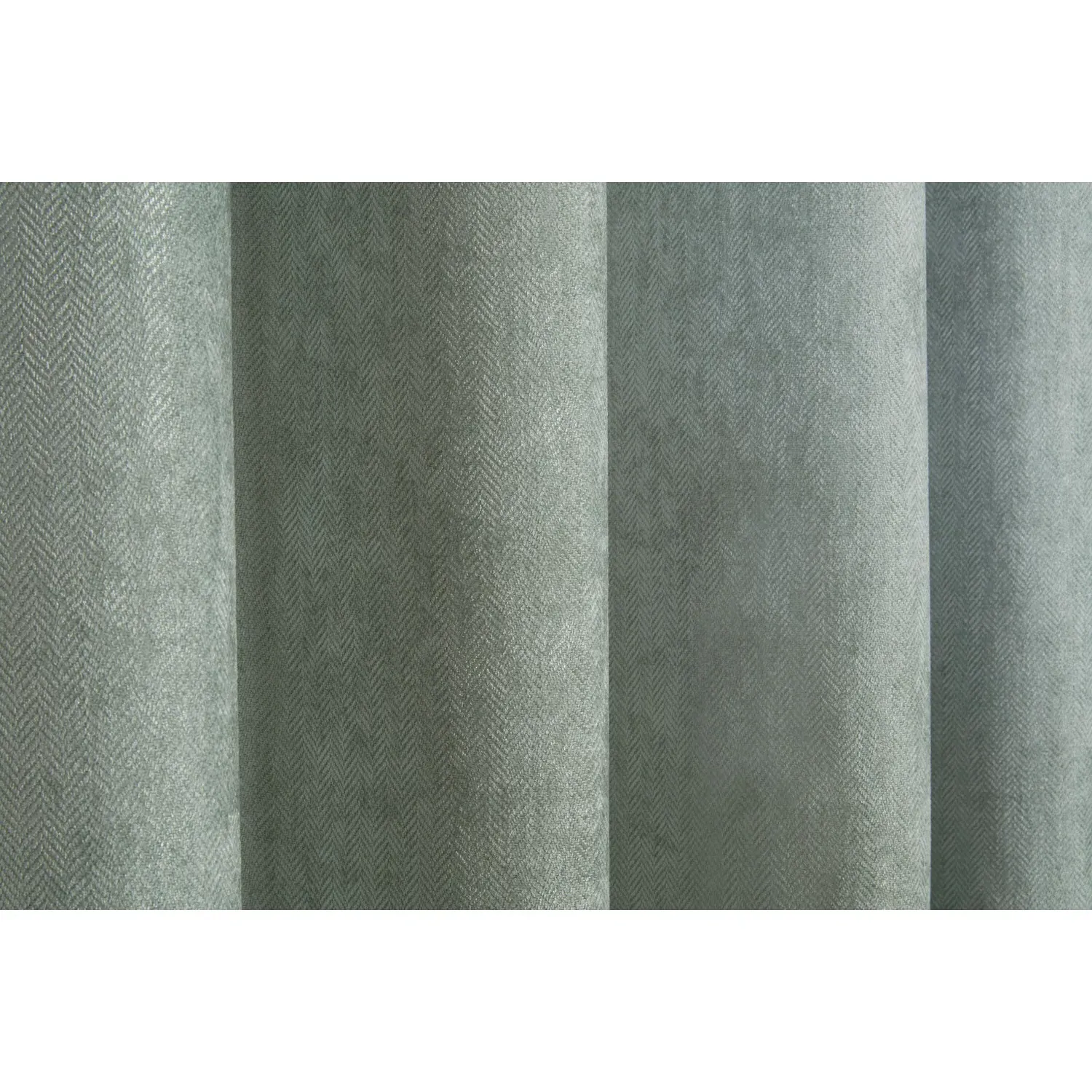 Alden Thermal Eyelet Curtains - Sage, Chenille