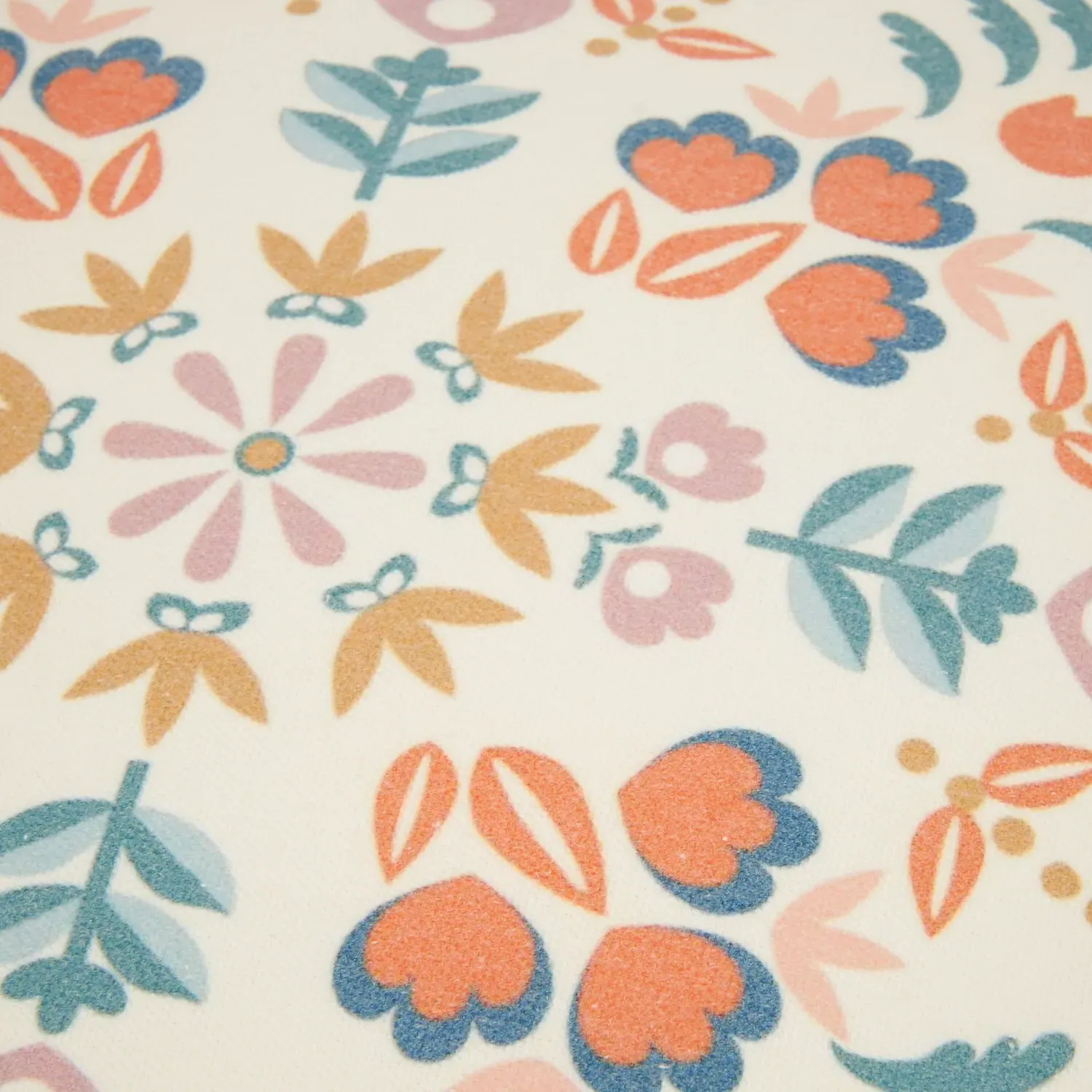 Amari Floral Cushion with Pom Pom Tassels