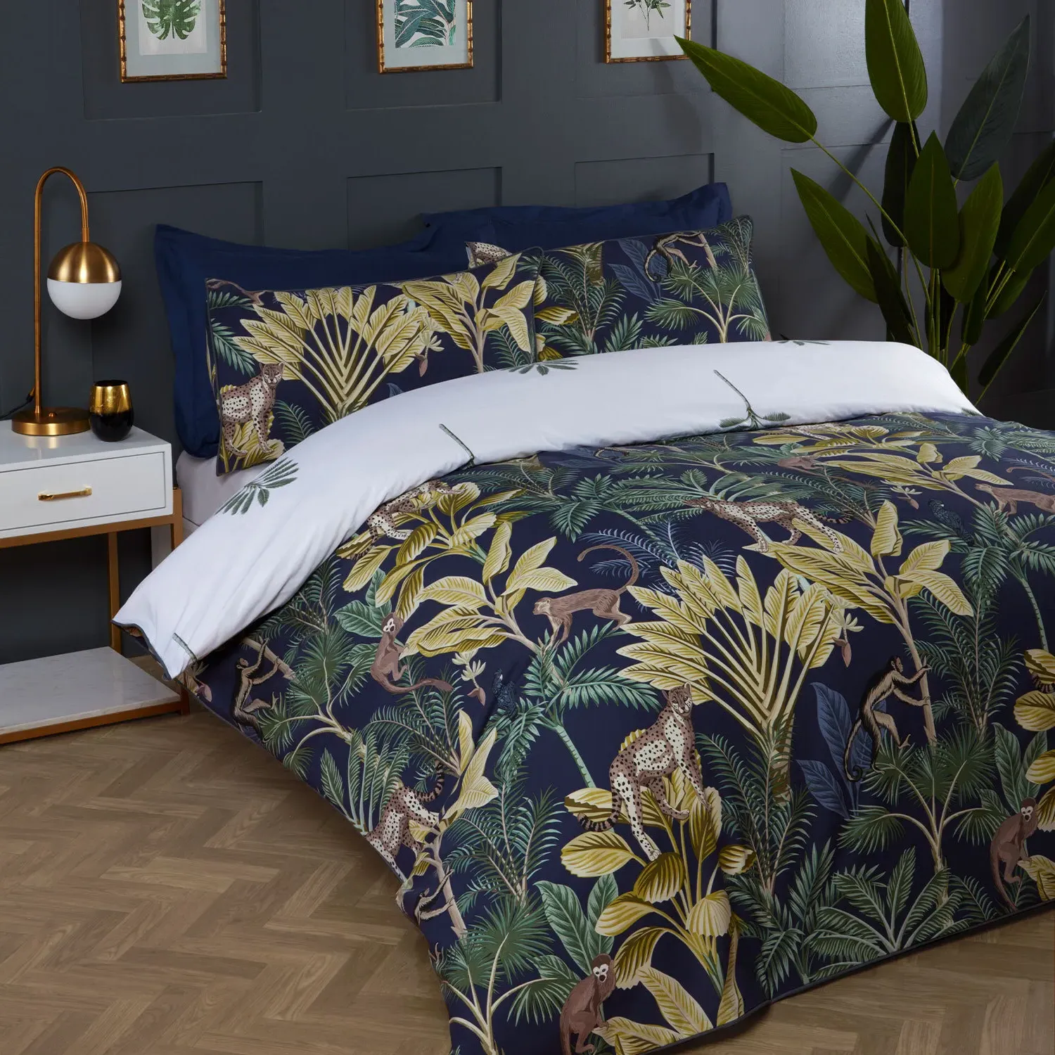 Amazonia Super King Duvet and Pillowcase Set - Multi, Cotton