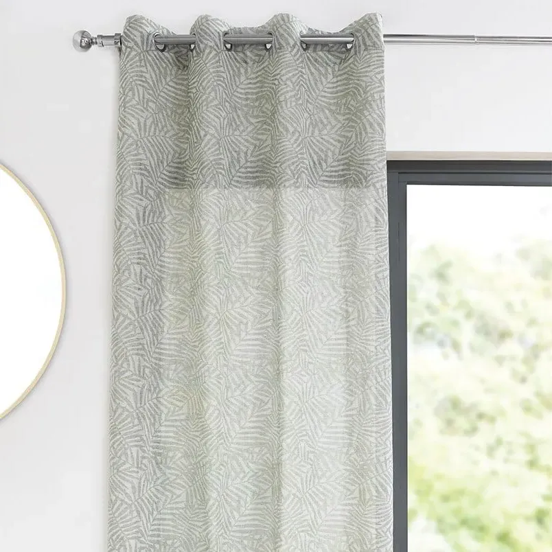 Amina Palm Voile Panel - Green