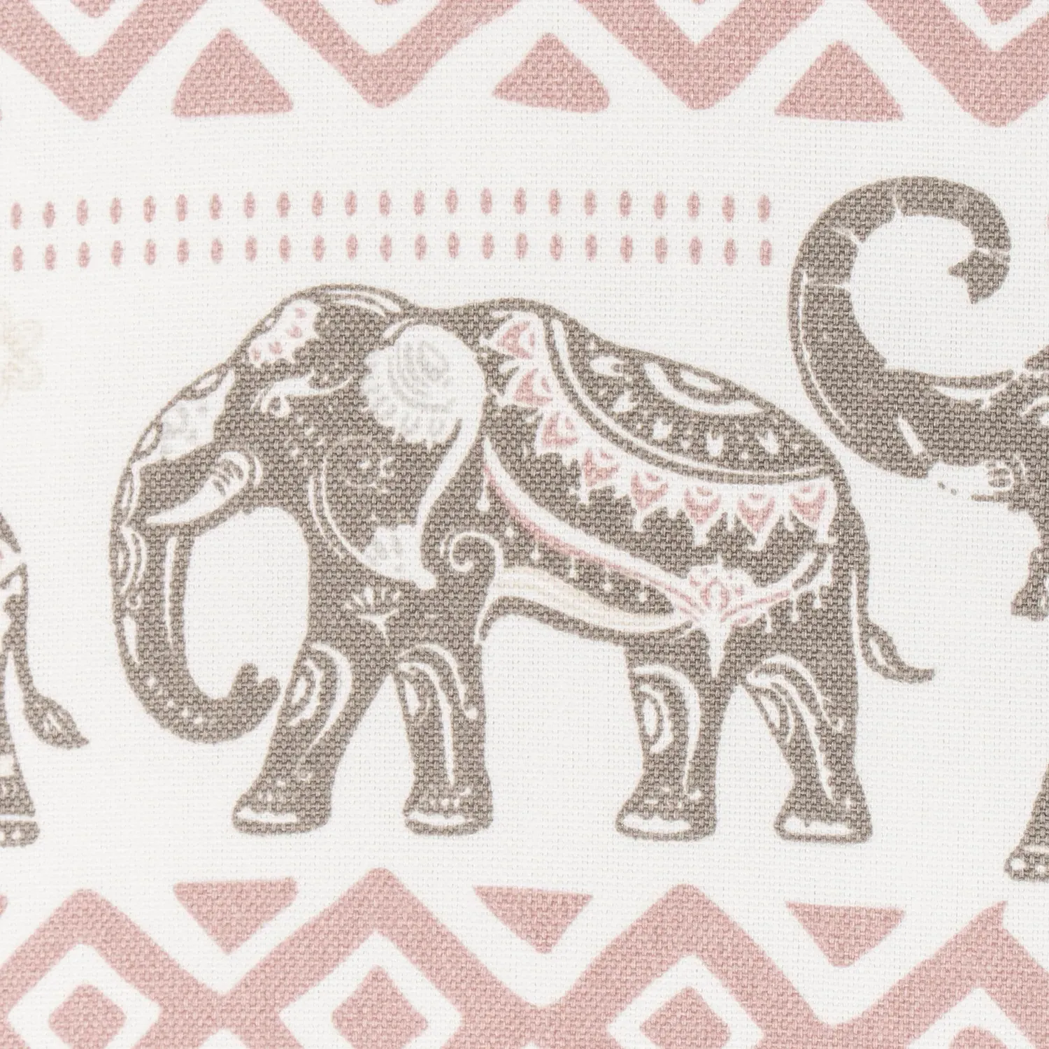 Anala Elephant Geo Cushion - Multi