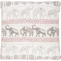 Anala Elephant Geo Cushion - Multi
