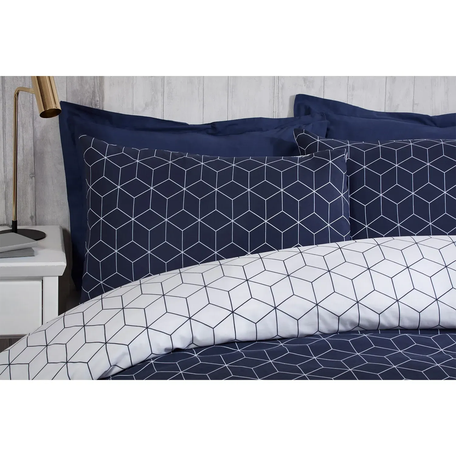 Apollo Single Duvet Set - Navy