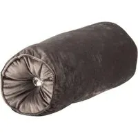 Ariana Gem Bolster Cushion - Charcoal