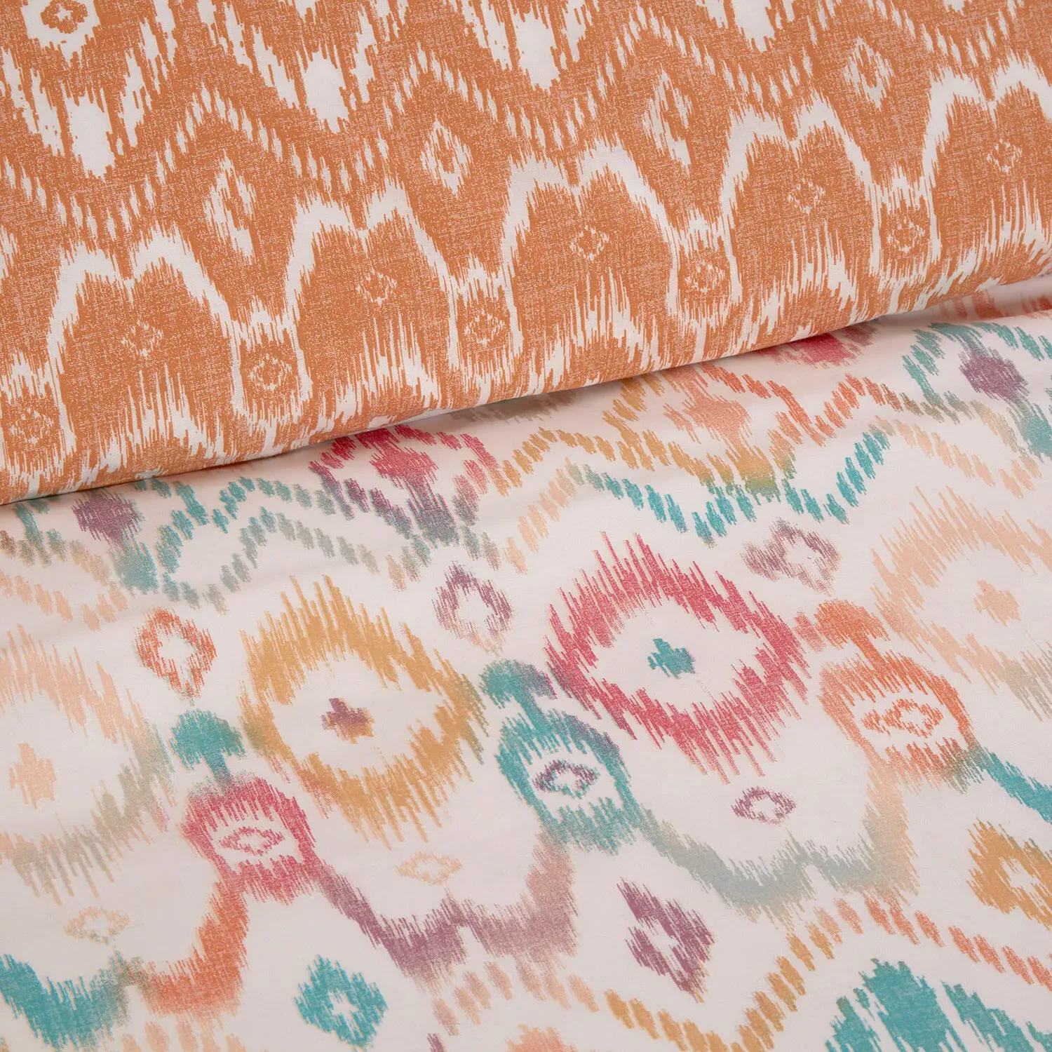 Asmara Ikat King Duvet Set - Multicolour, Polycotton