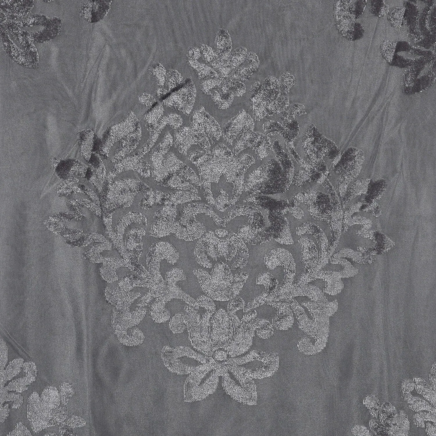 Athelia Jacquard Curtain 2 Panels - Charcoal