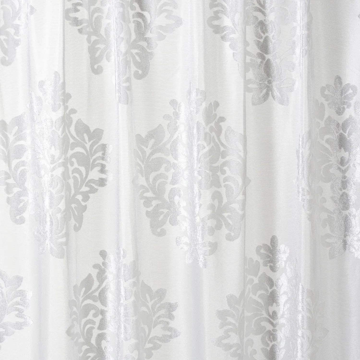 Athelia Jacquard Voile Curtains 2 Pack - White