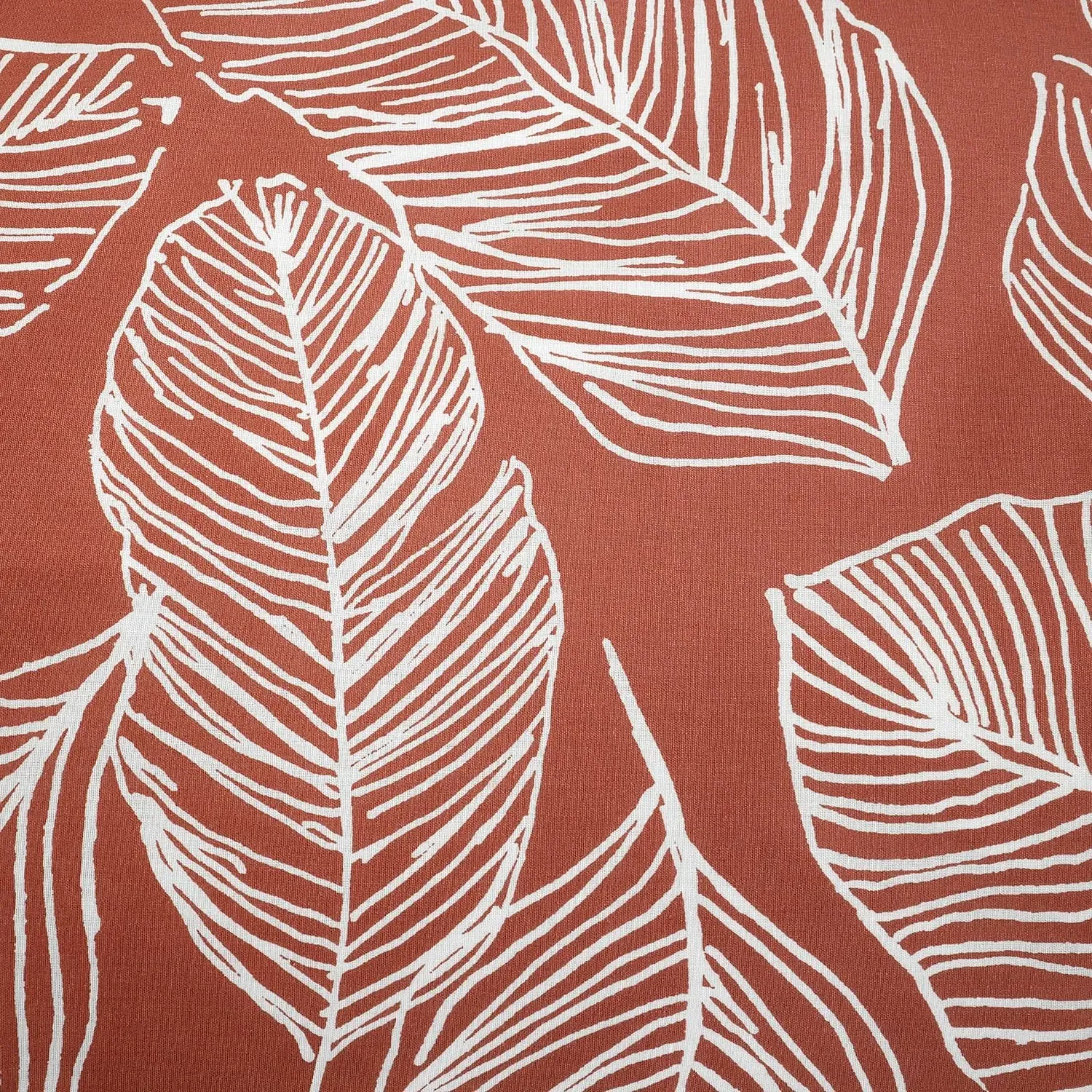 Athena King Size Duvet Cover and Pillowcase Set - Rust