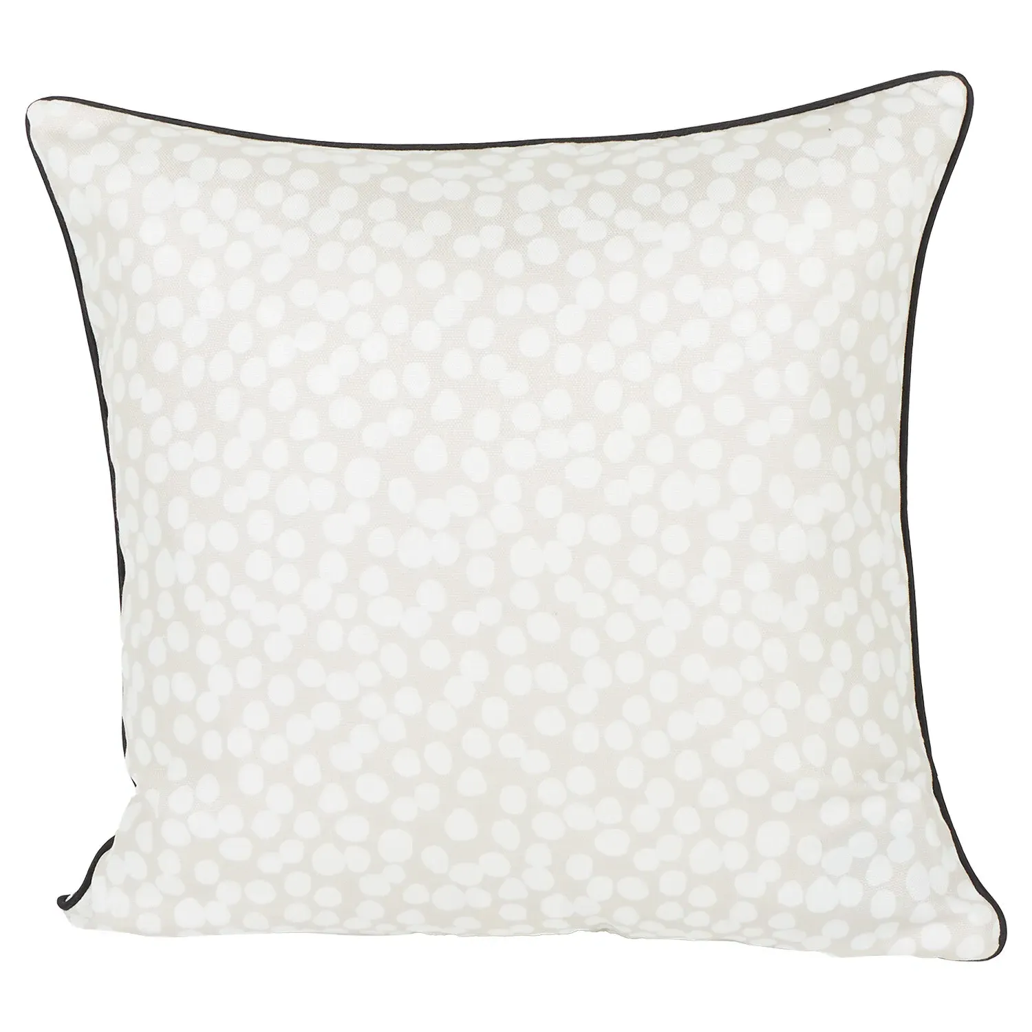 Attalea Palm Leaf Print Cushion - Monochrome