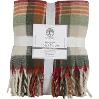 Aubrey Woven Check Throw - Multi Colour