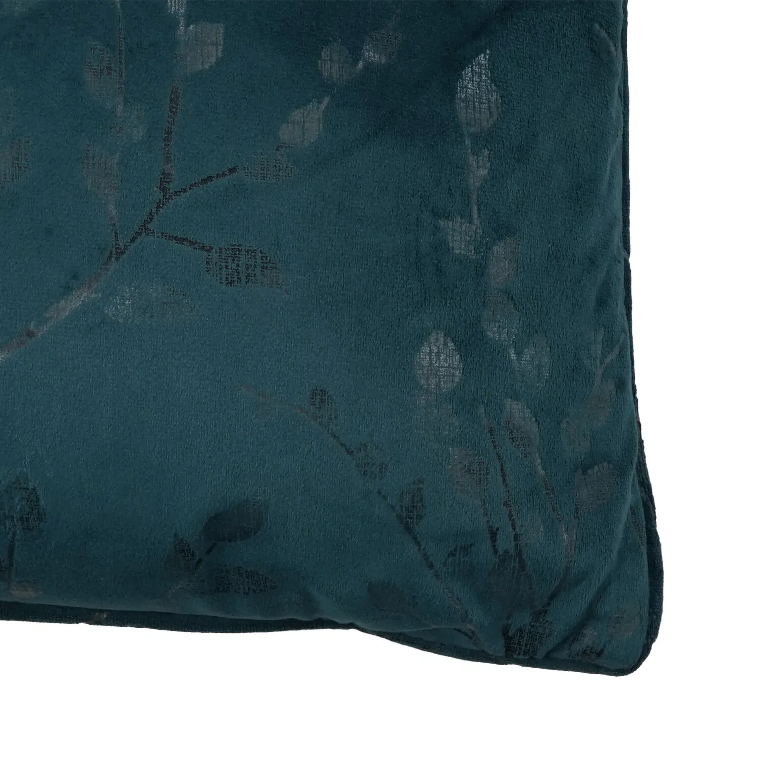Avery Velvet Cushion - Teal