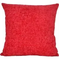 Balham Boucle Cushion - Red