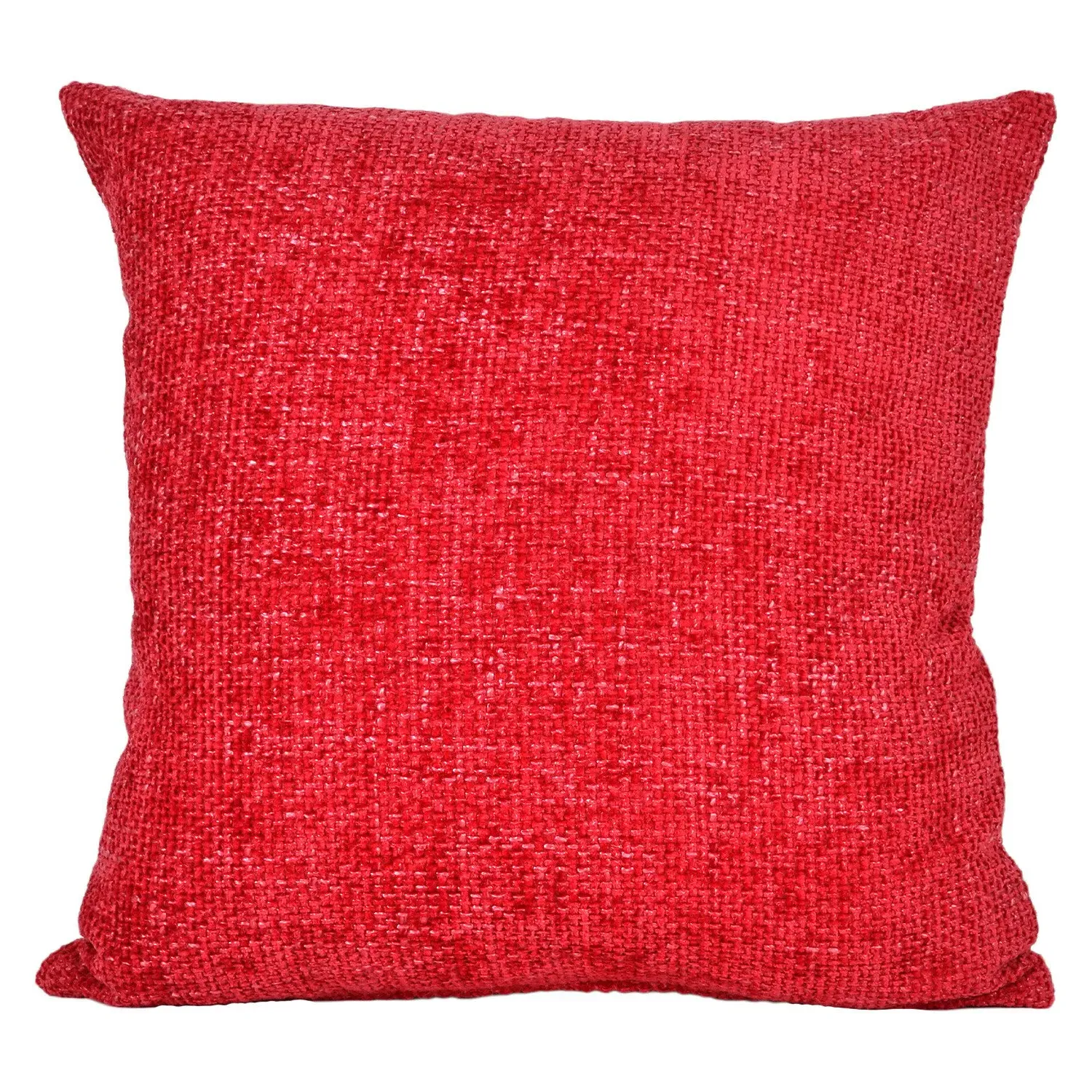 Balham Boucle Cushion - Red