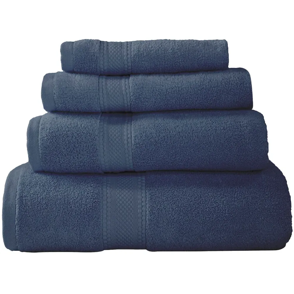 Bath Towel - Dark Blue, Cotton