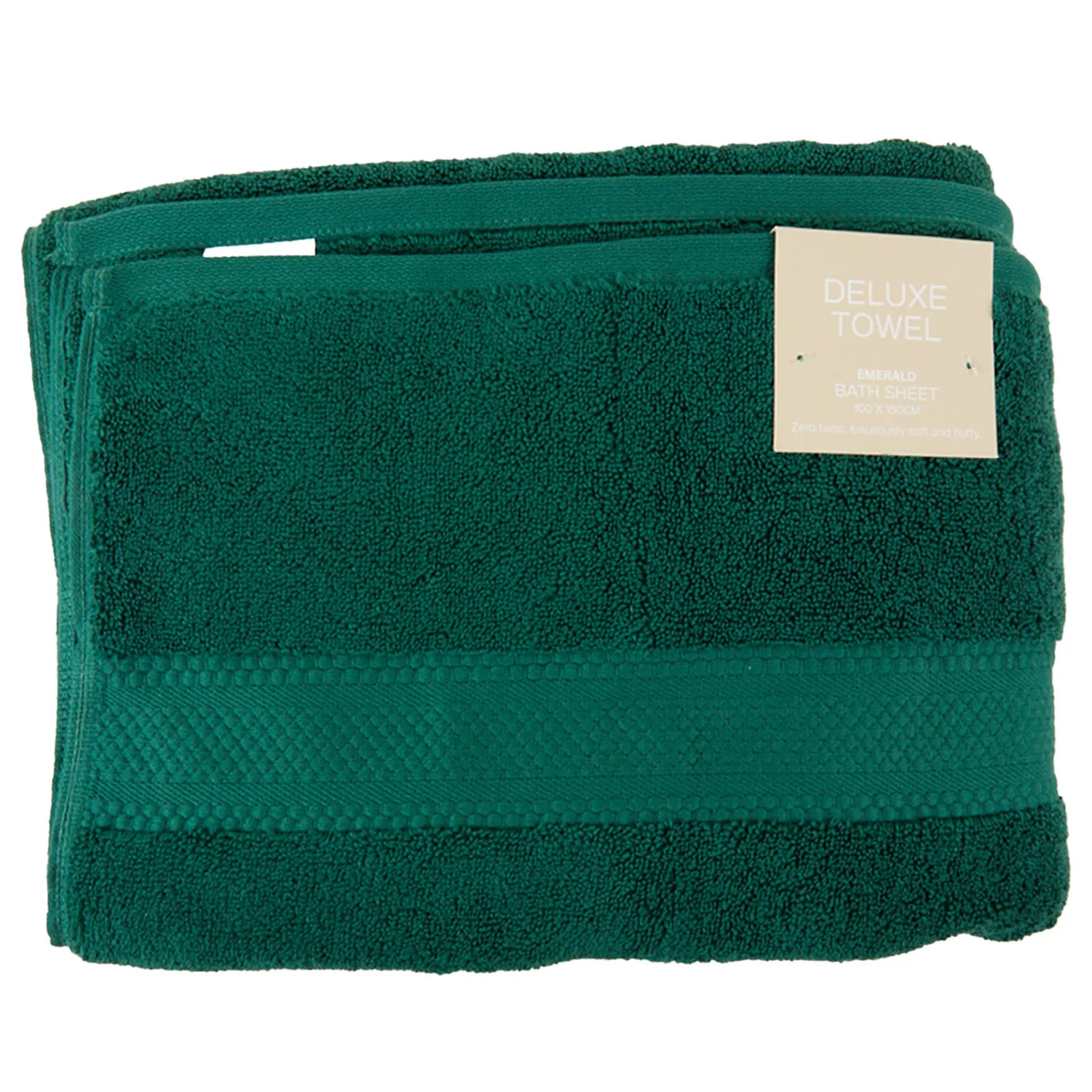 Bath Towel - Emerald, Cotton