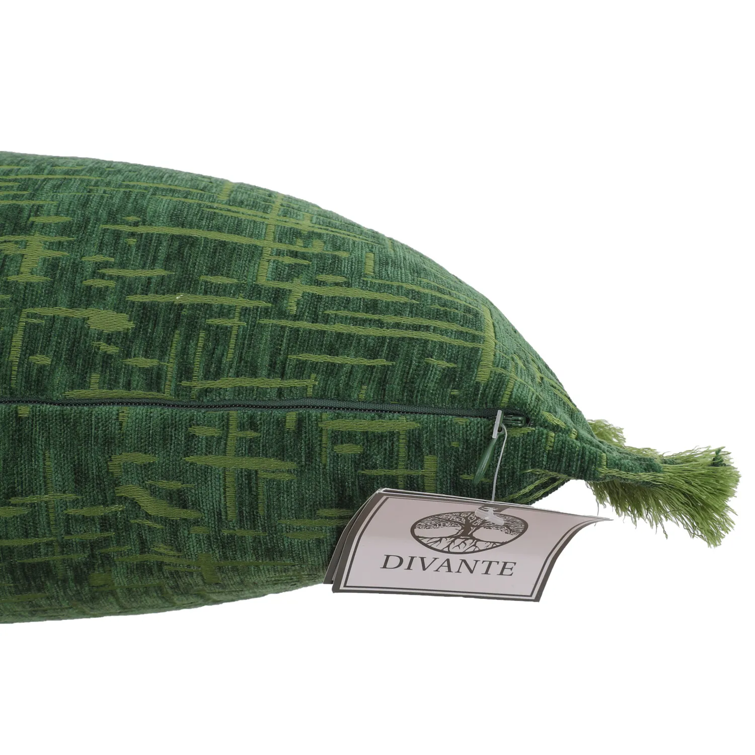 Beeston Chenille Cushion - Khaki