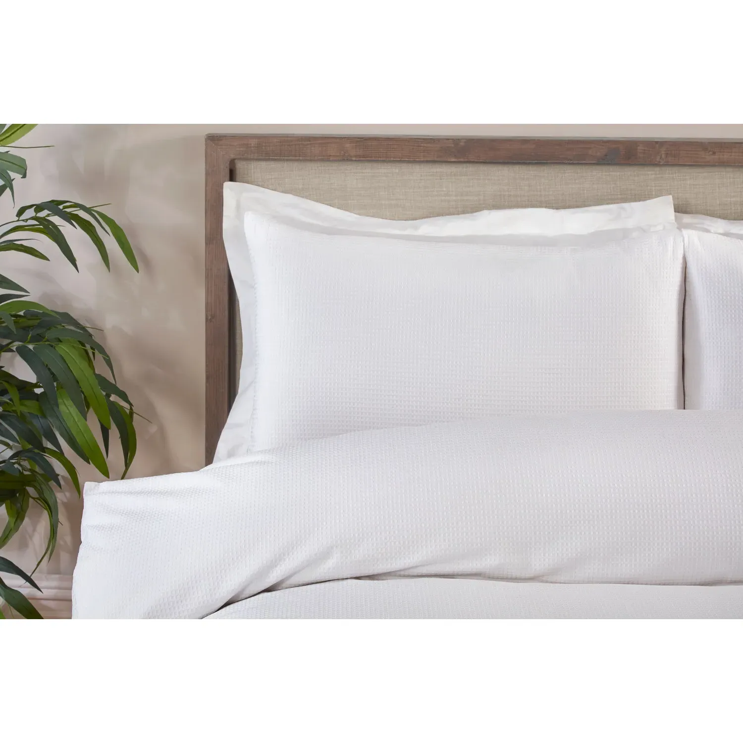 Belgravia Double Waffle Duvet Set - White