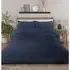 Belgravia King Size Waffle Duvet Set - Navy