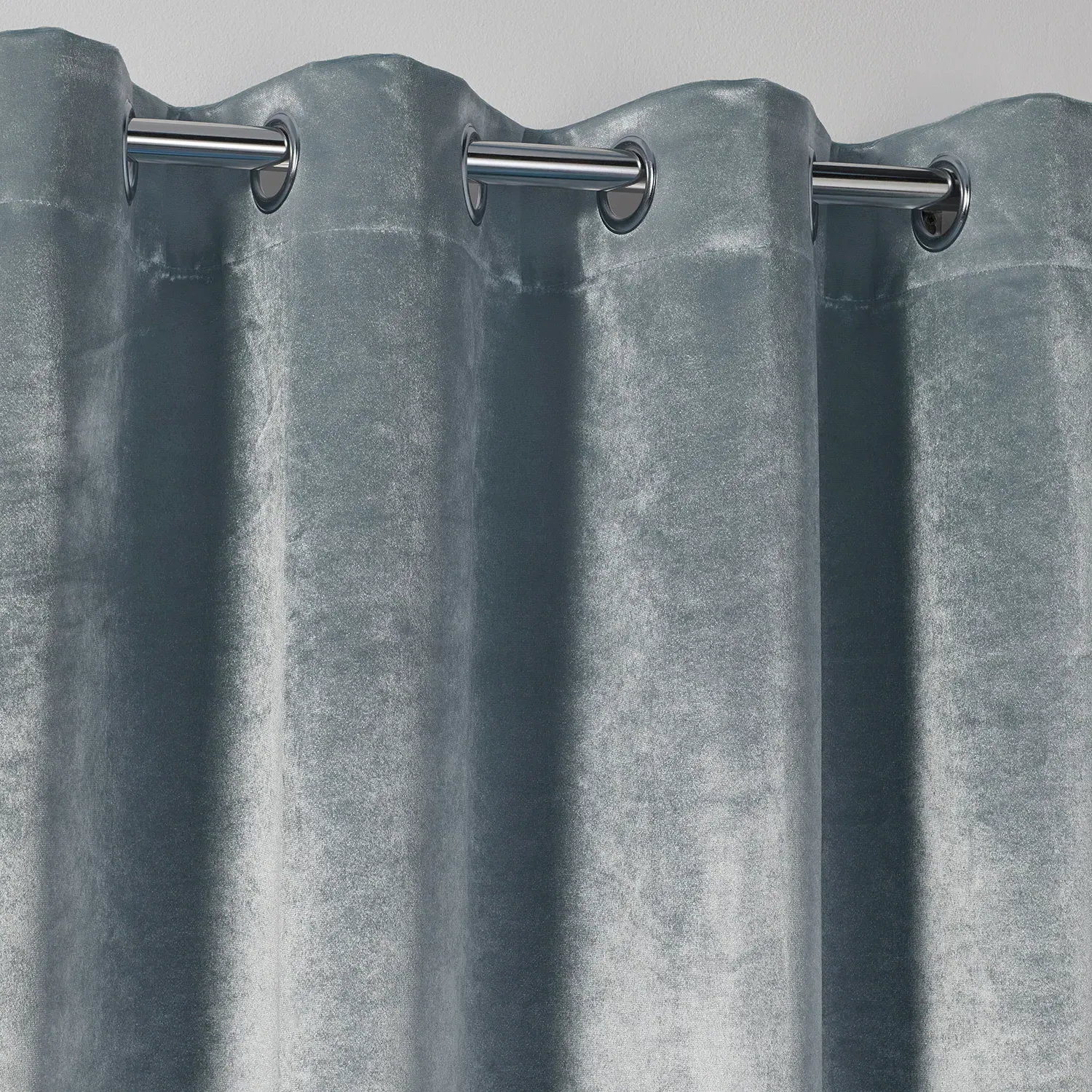Belvedere Blackout Curtains with Eyelets - Silver