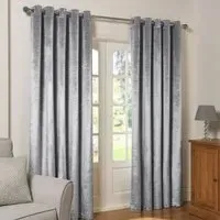 Belvedere Blackout Curtains with Eyelets - Silver
