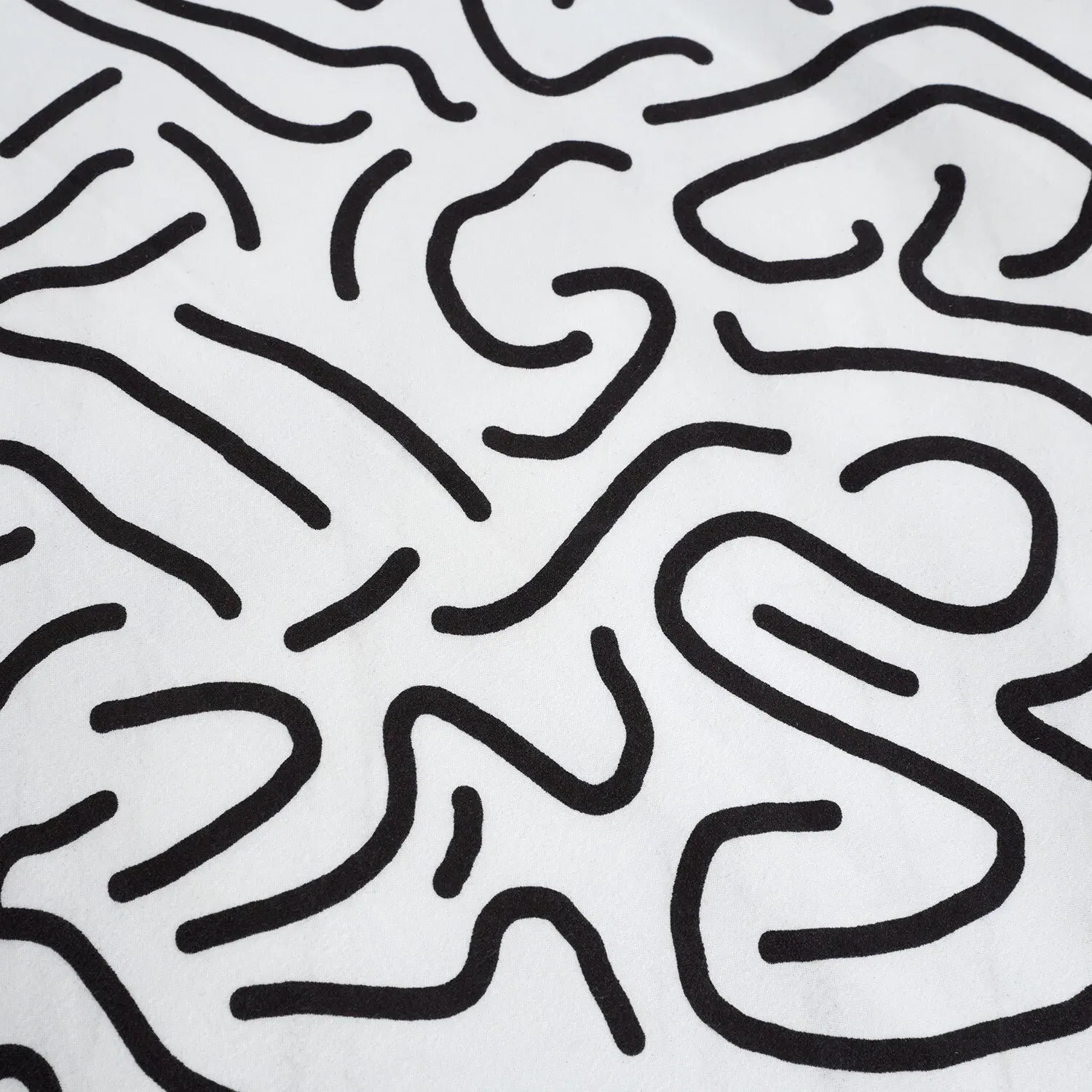 Berlin Doodle Double Bedding Set - White