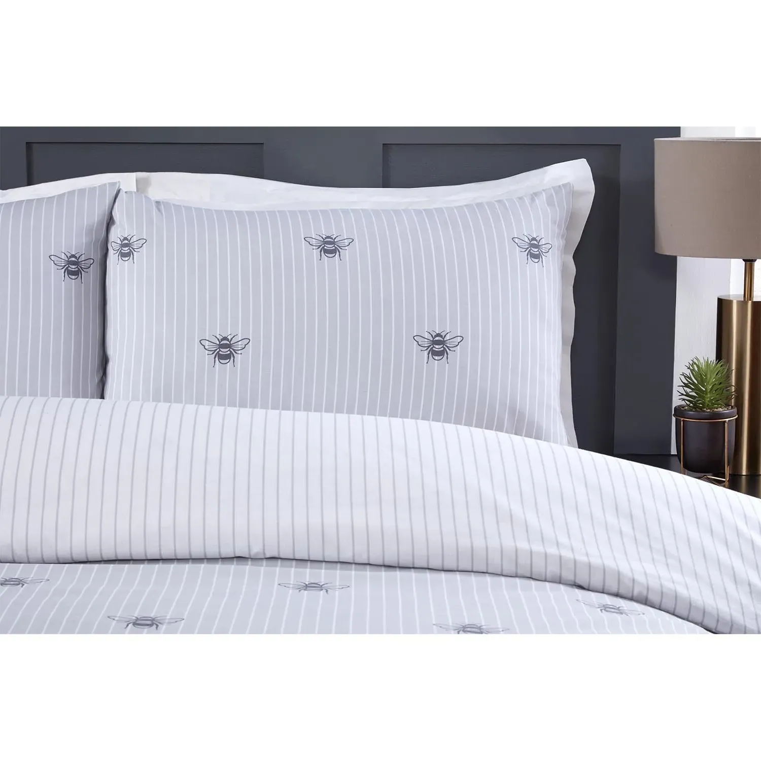 Betsy Bee Stripe Double Duvet Cover Set - Multi