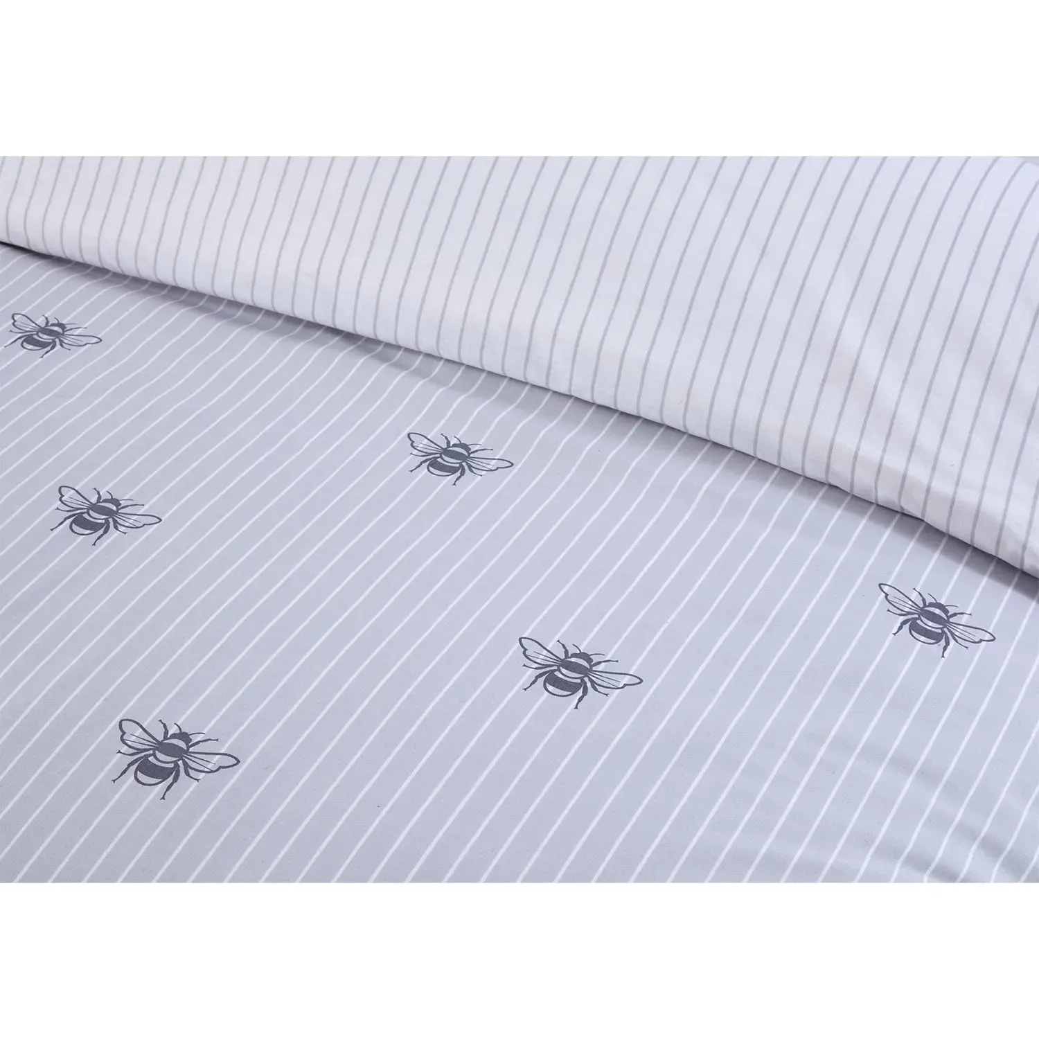 Betsy Bee Stripe Double Duvet Cover Set - Multi