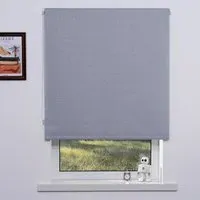 Blackout Textured Blind - Blue Weave