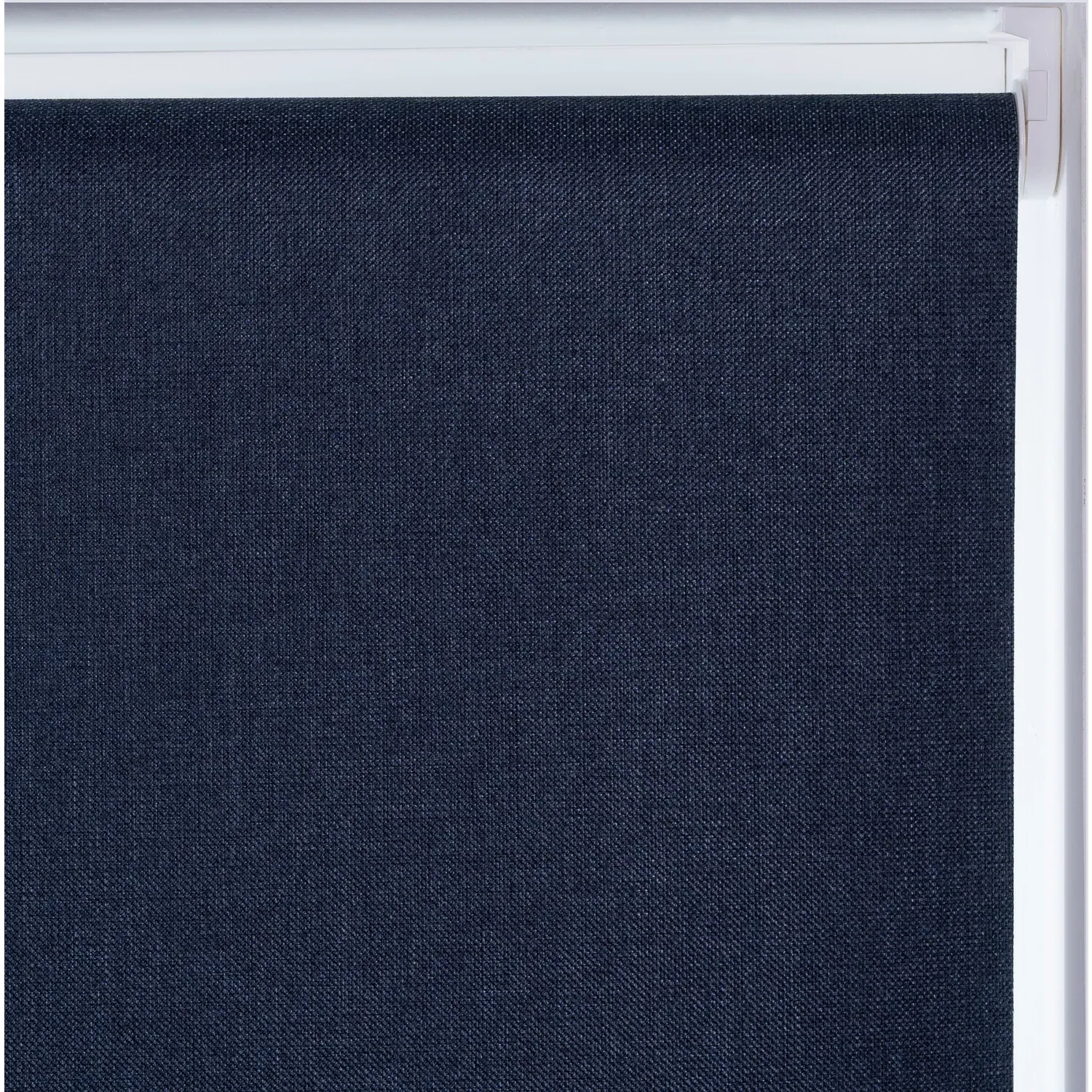 Blackout Textured Blind - Dark Blue