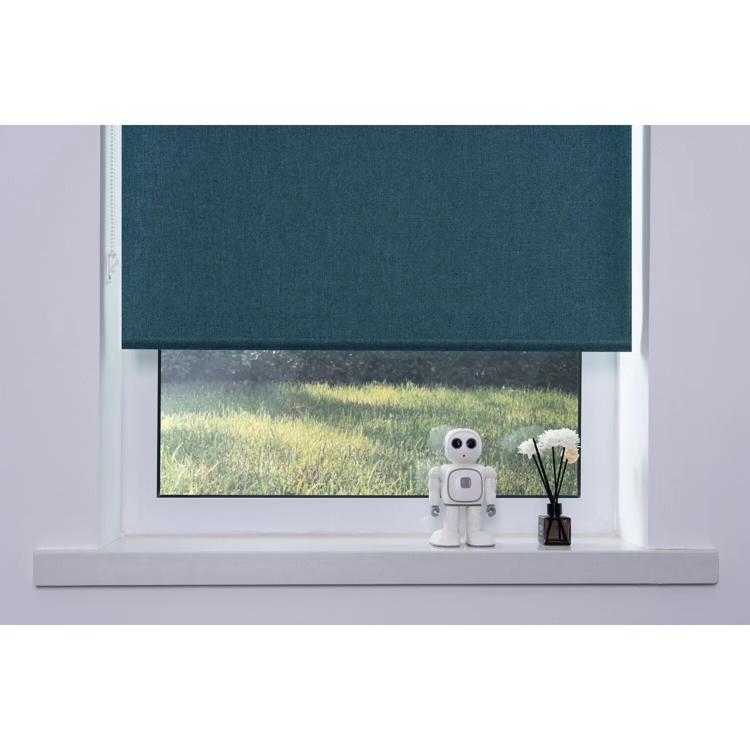Blackout Textured Blind - Green