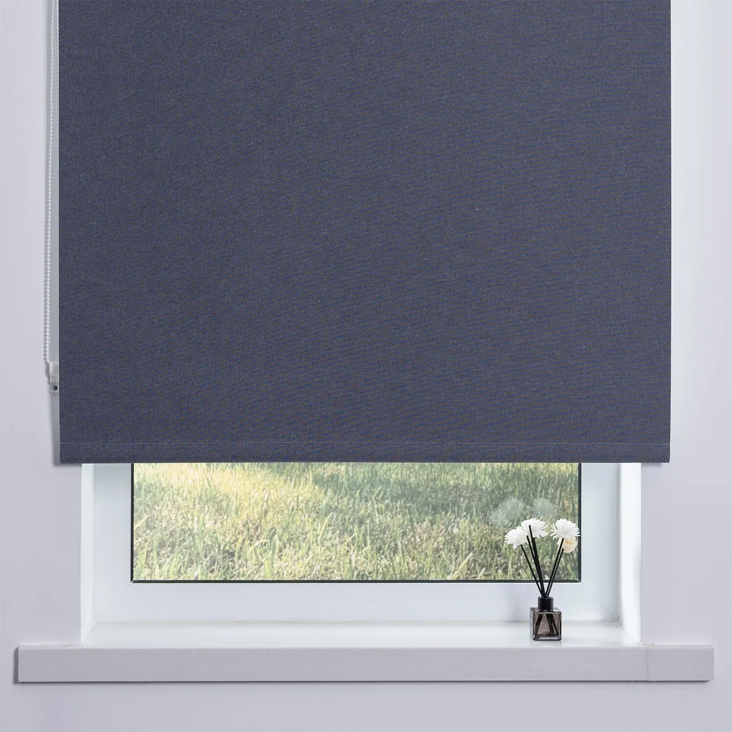 Blackout Textured Blind - Linen Denim