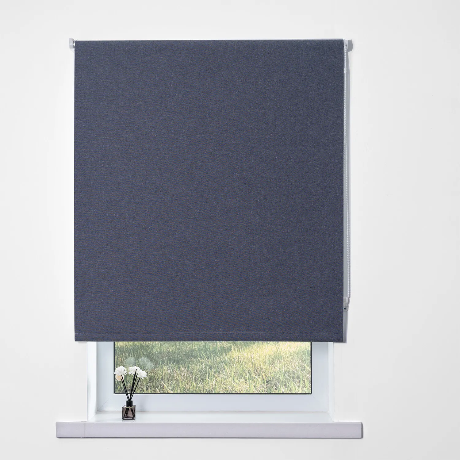 Blackout Textured Blind - Linen Denim