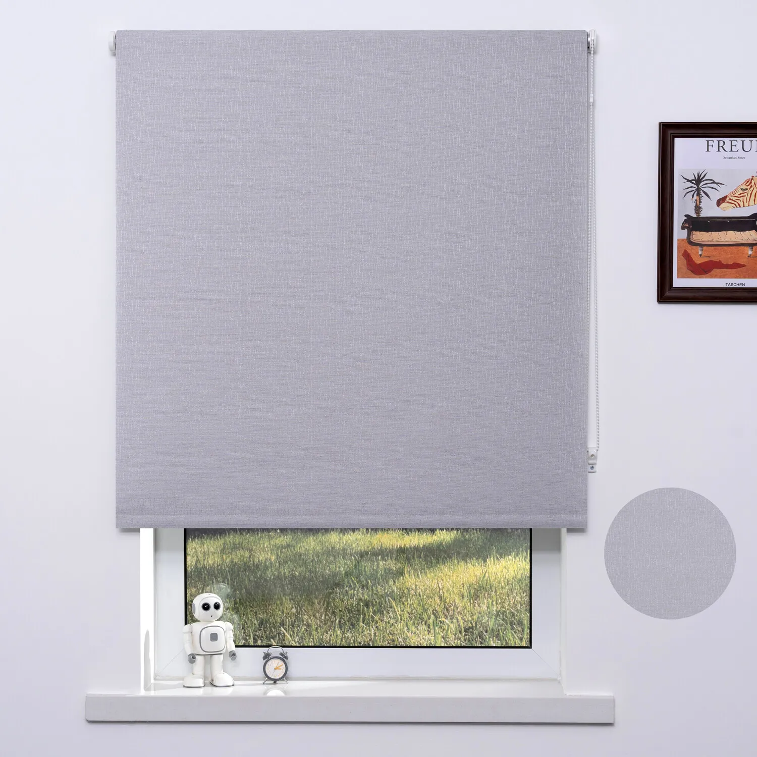 Blackout Textured Blind - Natural Weave