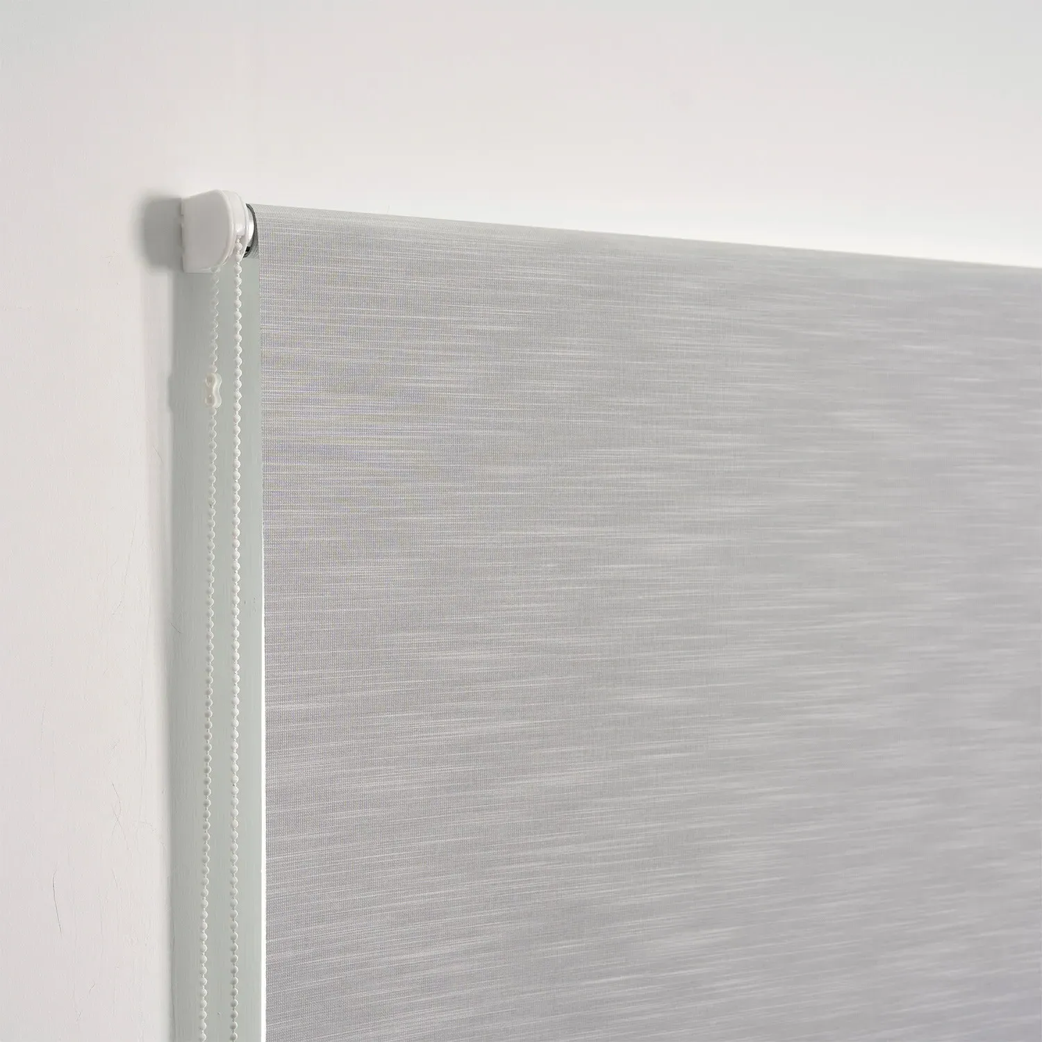 Blackout Textured Blind - Platinum Silver