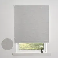 Blackout Textured Blind - Platinum Silver