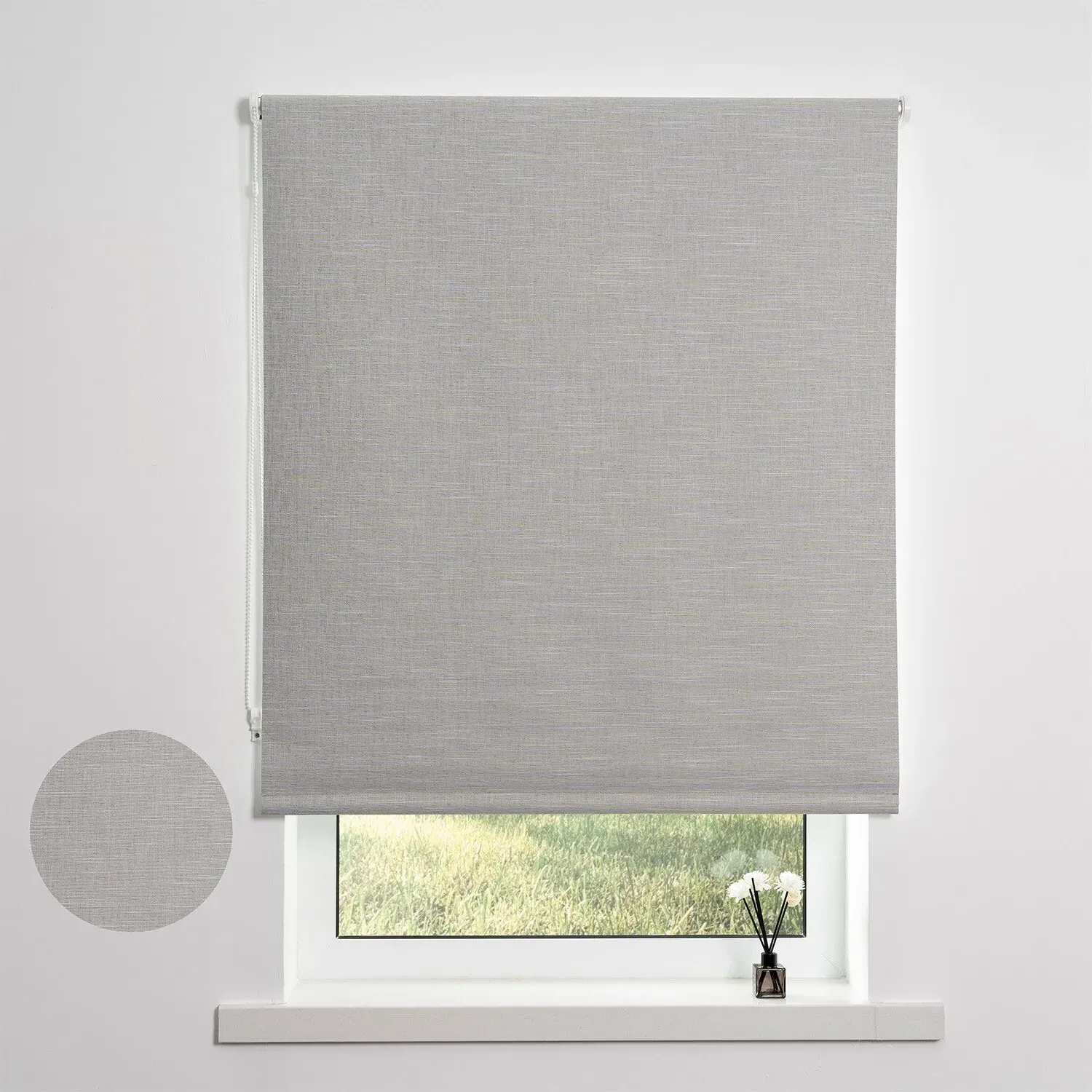 Blackout Textured Blind - Sutton Grey
