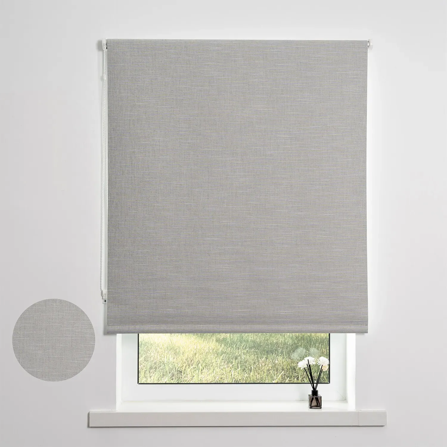 Blackout Textured Blind - Sutton Grey