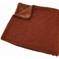 Blake Boucle Throw - Rust