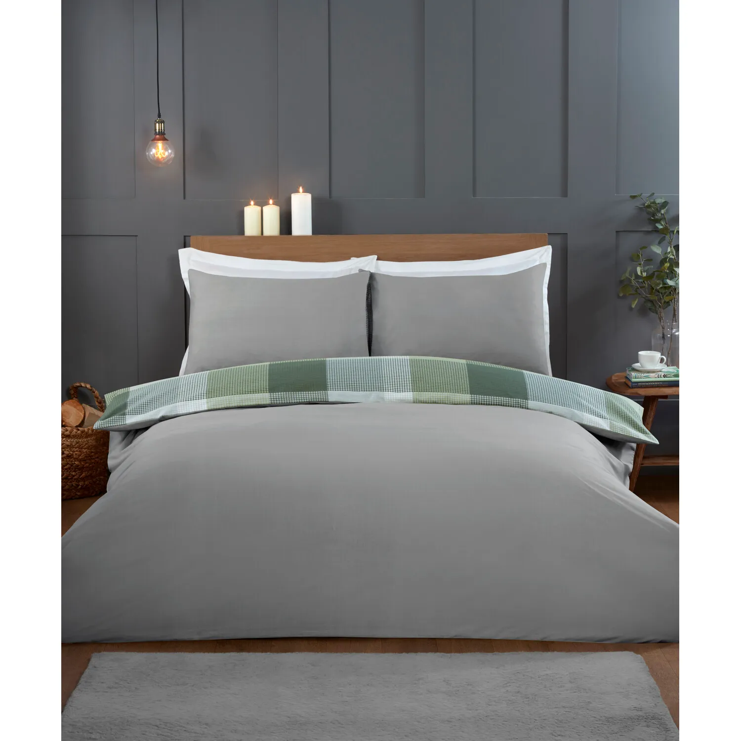 Blakely Check Single Duvet Set