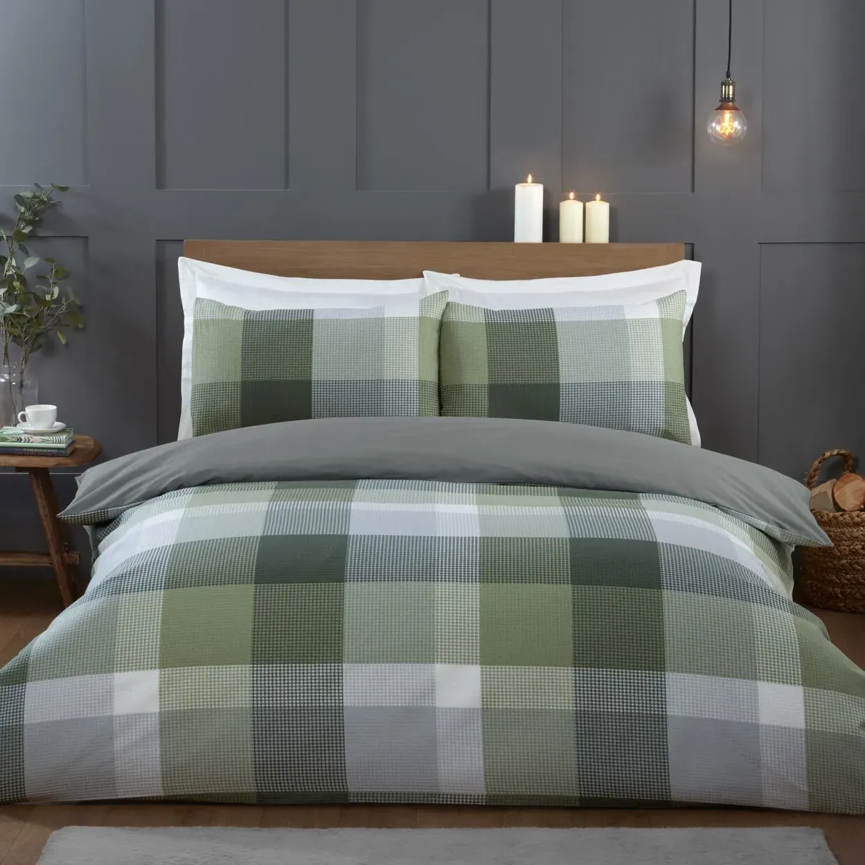 Blakely Check Single Duvet Set image