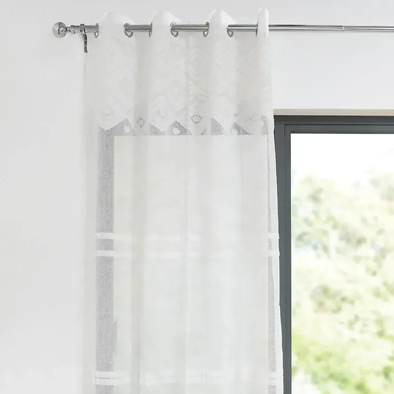 Bohemia Tufted Voile Panel - White image