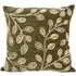 Bracken Cushion with Embroidered Detail - Green