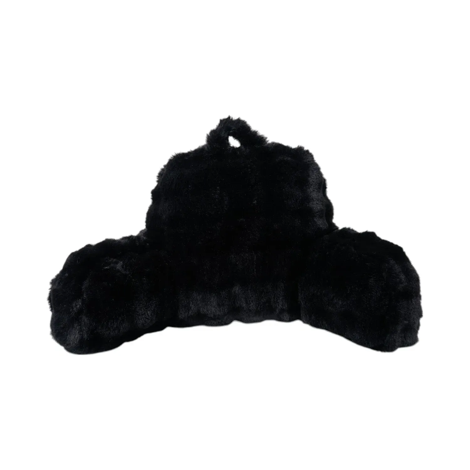 Bubble Faux Fur Cuddle Chair - Black