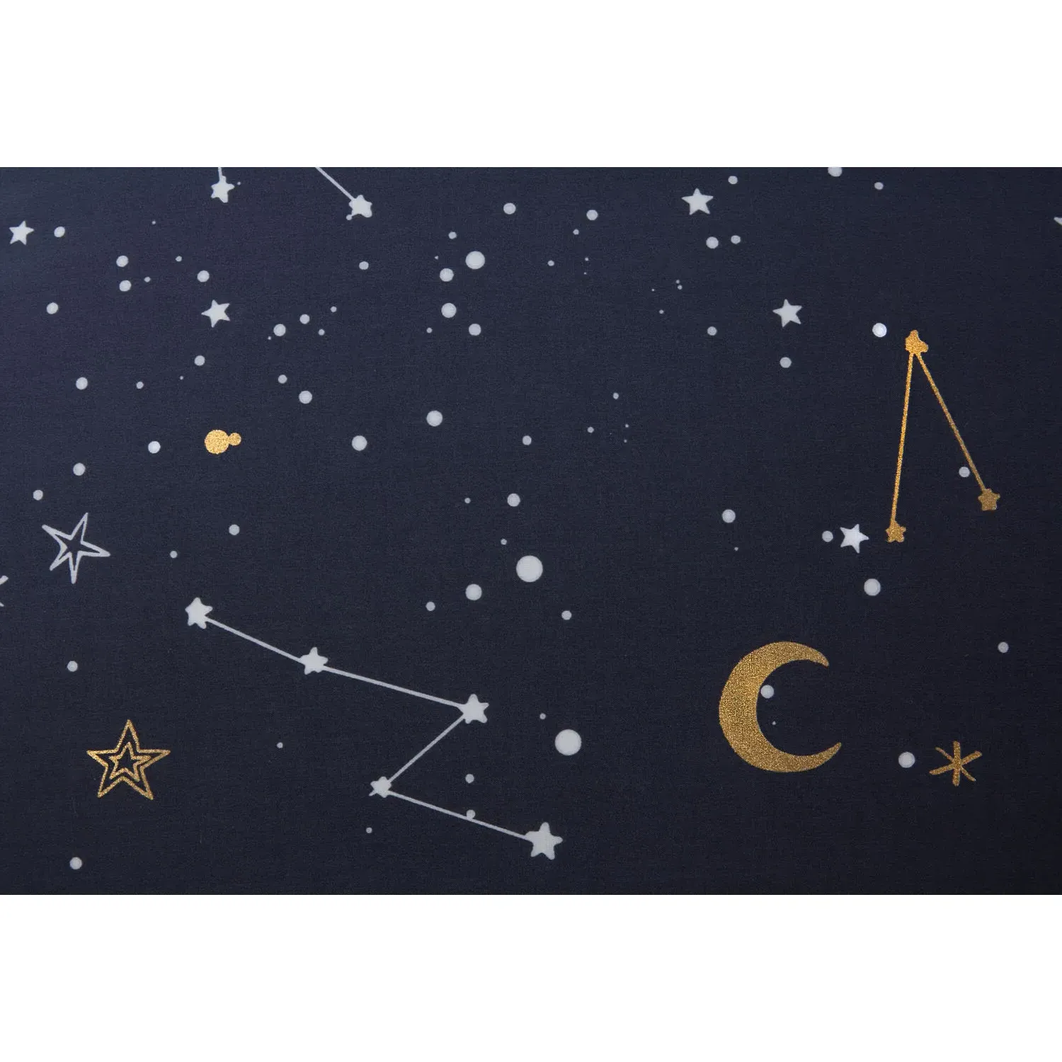 Celestial Single Duvet Cover Set - Multi, Metallic